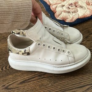 Alexander McQueen Snakeskin Sneakers